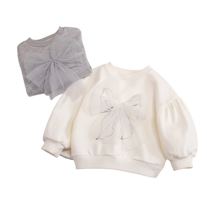 3DリボンデザインスウェットロンT  wrw25sp008