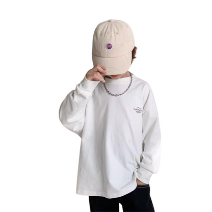 【メール便OK】シンプルなクルーネックロゴロンT   wrw25sp187