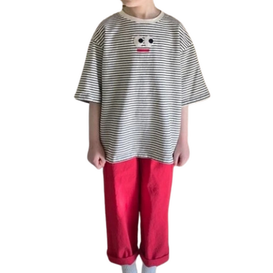 【メール便OK】おめめ付きTシャツ　wrw25ss109