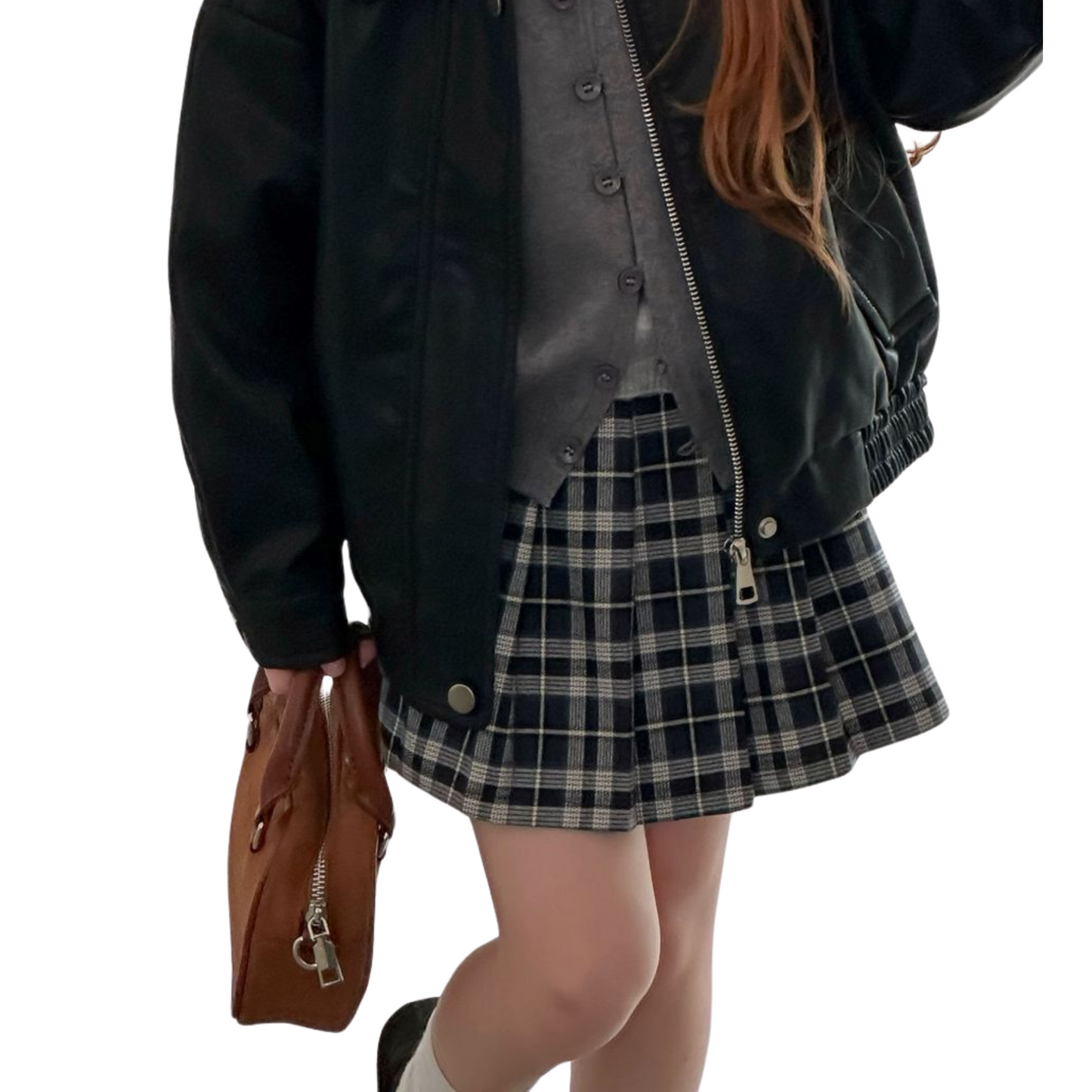 チェックプリーツスカート　wrw25aw092