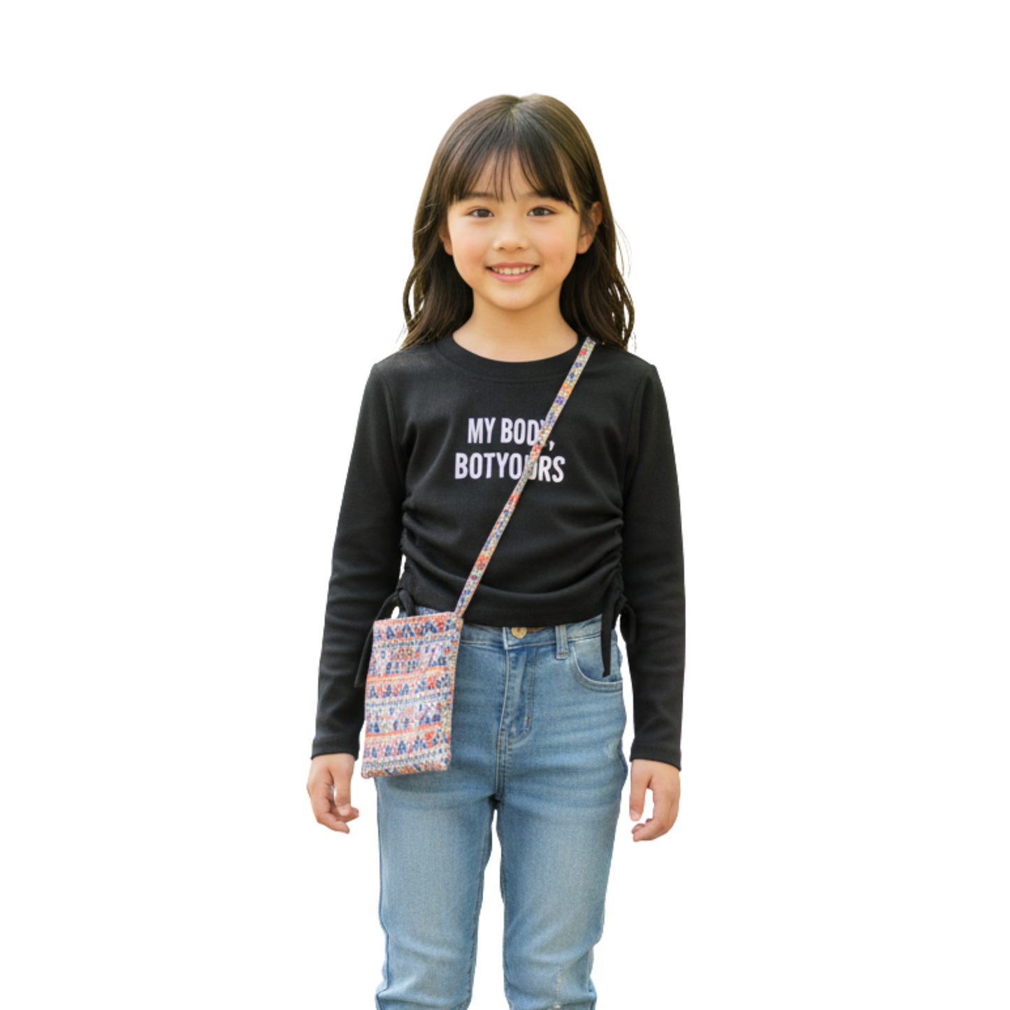 【メール便OK】サイドのドローストリングロンT  wrw25sp138