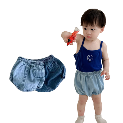 デニムのかぼちゃパンツ      wrw4112096