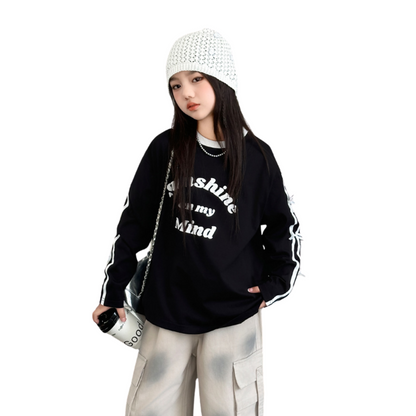 【メール便OK】サイドラインリボンロゴロンT   wrw25aw131