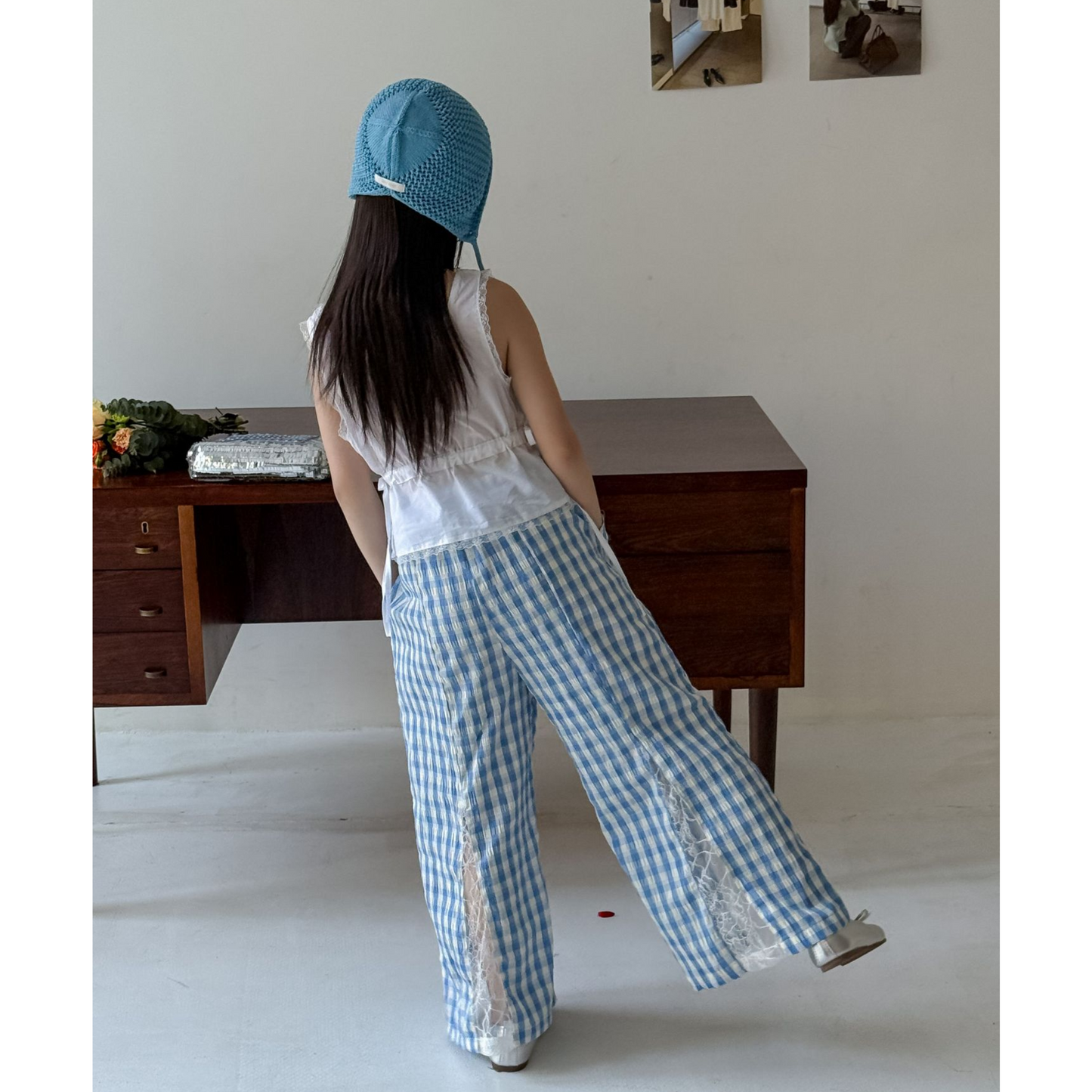 【メール便OK】ストリングボタンノースリーブブラウス  wrw25ss391
