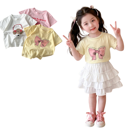 ポップイラストクルーネックＴシャツ     wrw1062486