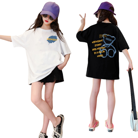 【メール便OK】グラフィックベアプリントTシャツ  wrw25ss410