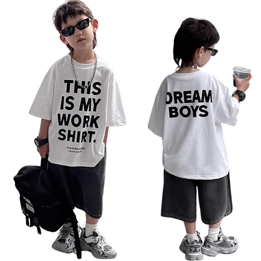 【メール便OK】半袖・ビッグレターグラフィックTシャツ   wrw25ss335