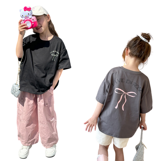 【メール便OK】バレエコア リボンTシャツ   wrw25ss021