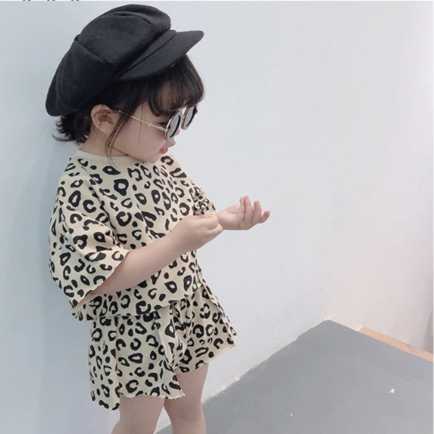 【メール便OK】レオパード柄セットアップ  wrw24ss374