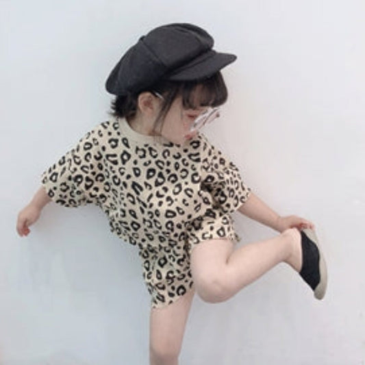 【メール便OK】レオパード柄セットアップ  wrw24ss374