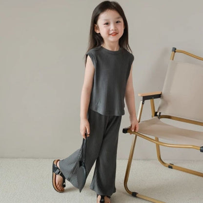 【メール便OK】タンクトップとロングパンツセットアップ   wrw24ss443