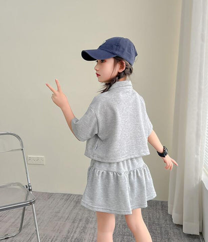 【メール便OK】夏新作英字プリントスポーティーセットアップ   wrw25ss030