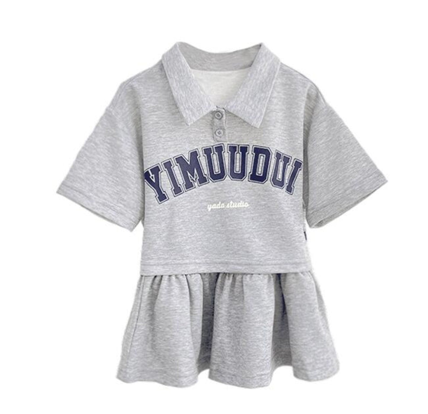 【メール便OK】夏新作英字プリントスポーティーセットアップ   wrw25ss030