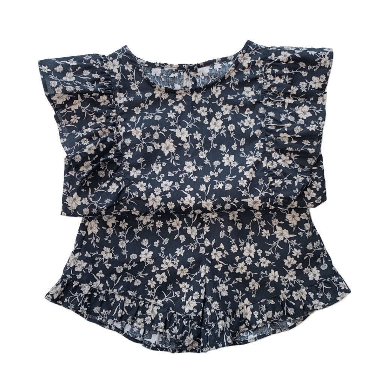 【メール便OK】花柄セットアップ    wrw24ss477