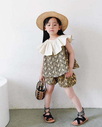 【メール便OK】トップス+パンツセットアップ   wrw24ss475