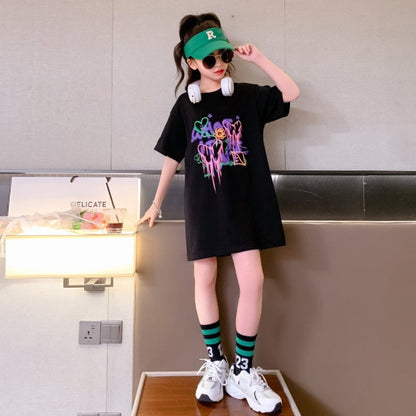 【メール便OK】ストリートスタイルTシャツワンピース    wrw25ss013