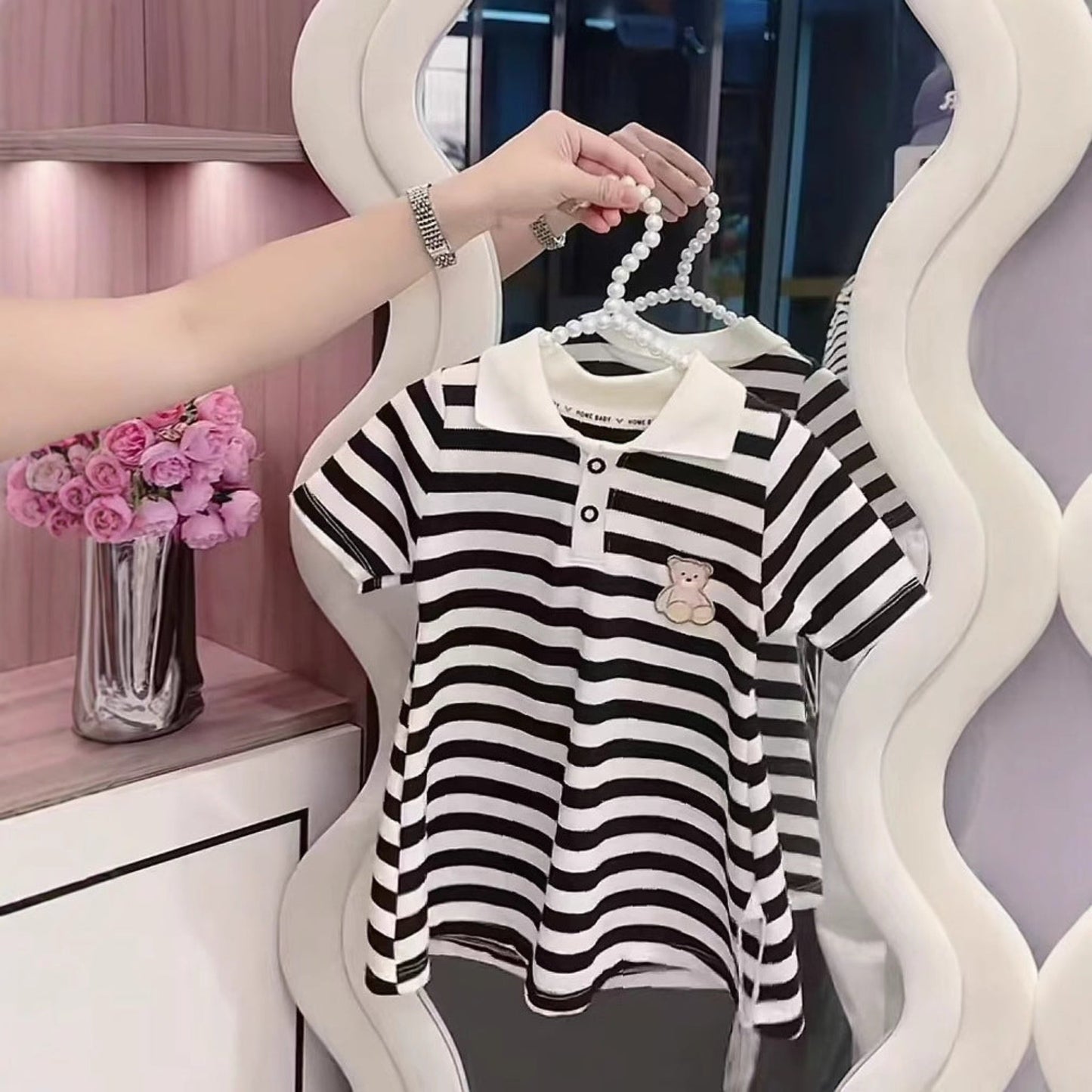【メール便OK】ネックティーシャツワンピース    wrw25ss330