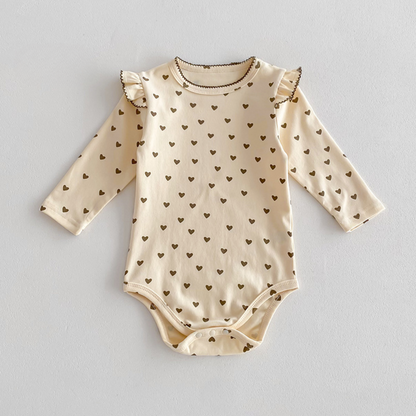 フリル長袖ロンパース    wrw25aw067