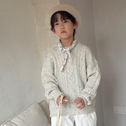 ケーブル編みニットセーター wrw25aw097