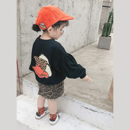 グラフィックロンTとレオパードスカートセットアップ　wrw25sp039