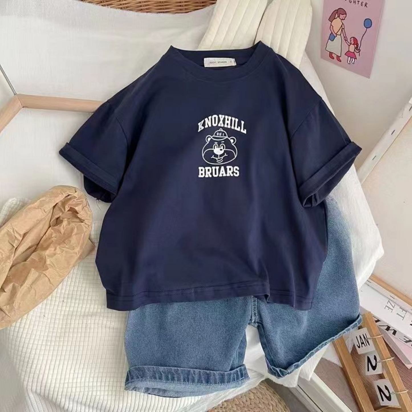 【メール便OK】「KNOXHILL」ロゴグラフィックTシャツ   wrw25ss328