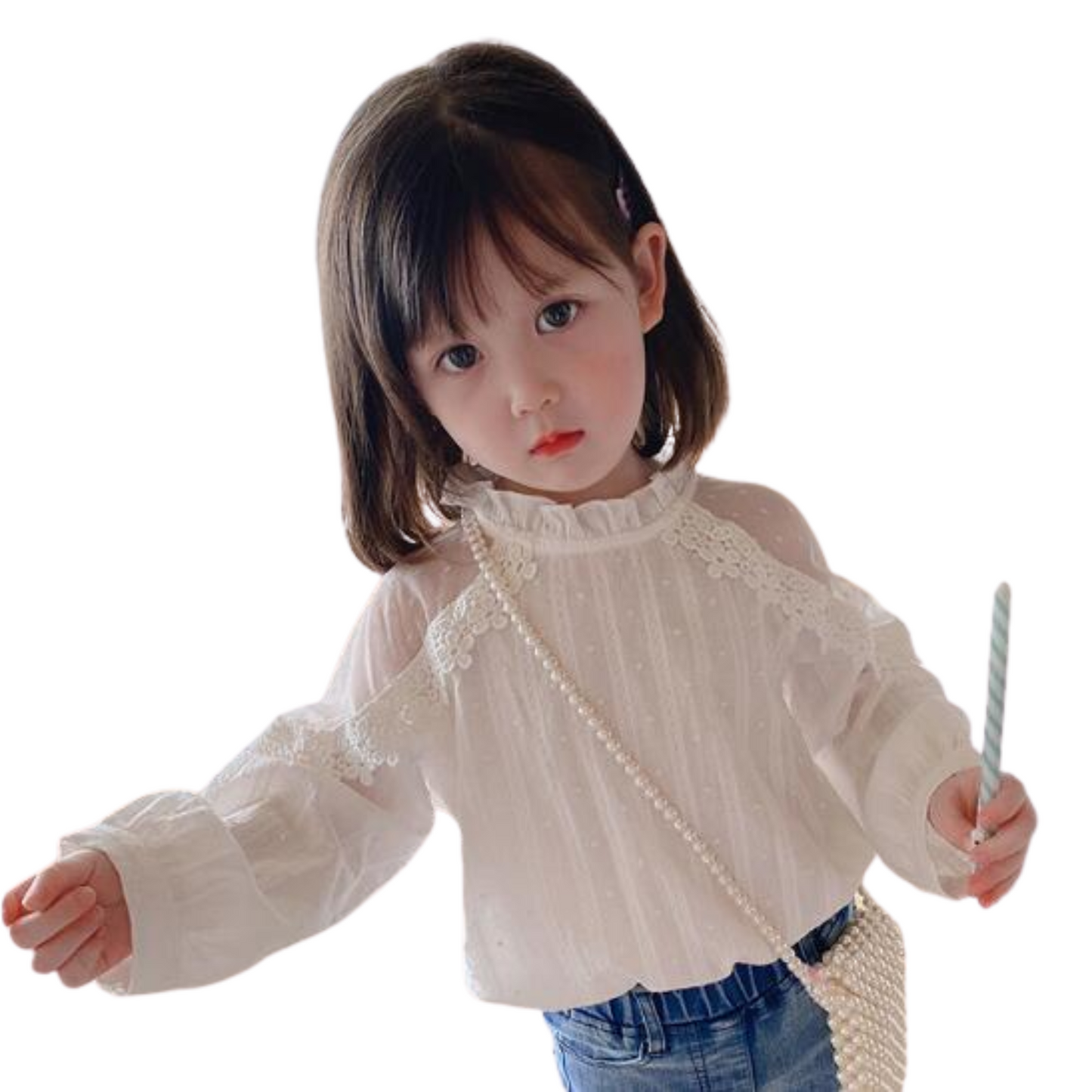 【メール便OK】 レースシアーブラウス  wrw24ss320