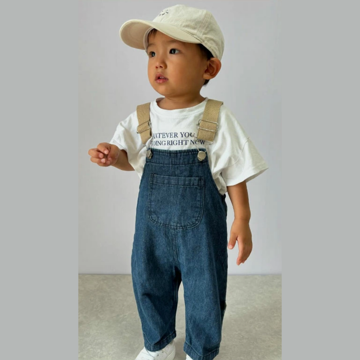 デニムサロペットロンパース wrw25sp199