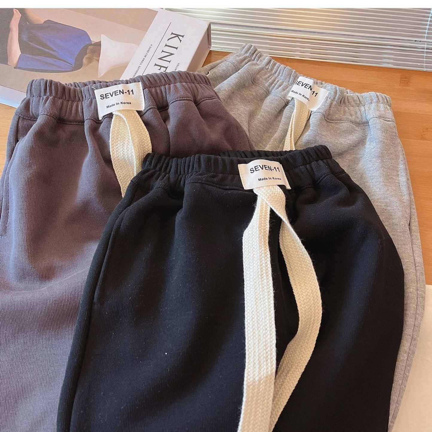 ポケット付きスウェットサルエルワイドパンツ  wrw25aw026