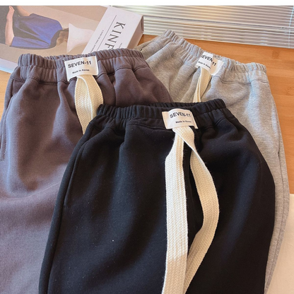 ポケット付きスウェットサルエルワイドパンツ  wrw25aw026