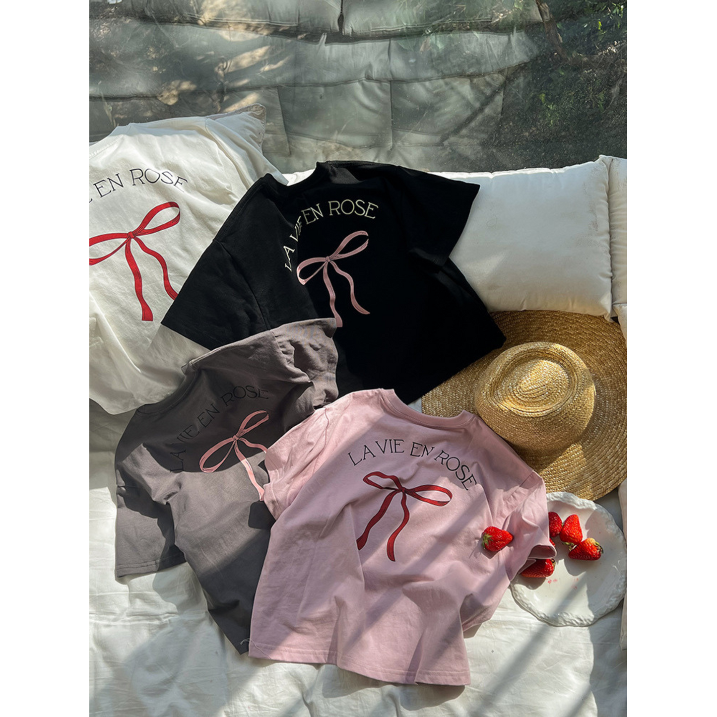 【メール便OK】バレエコア リボンTシャツ   wrw25ss021