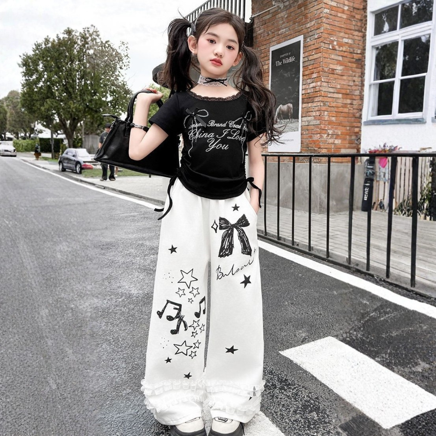 レーストリム リボン シャーリングTシャツ	wrw1062446