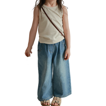 【メール便OK】ワイドデニムパンツ　wrw24aw063