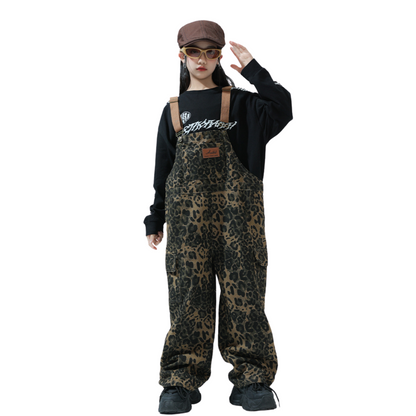 レオパード柄サロペット　wrw25aw105