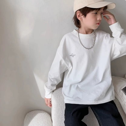 【メール便OK】シンプルなクルーネックロゴロンT   wrw25sp187