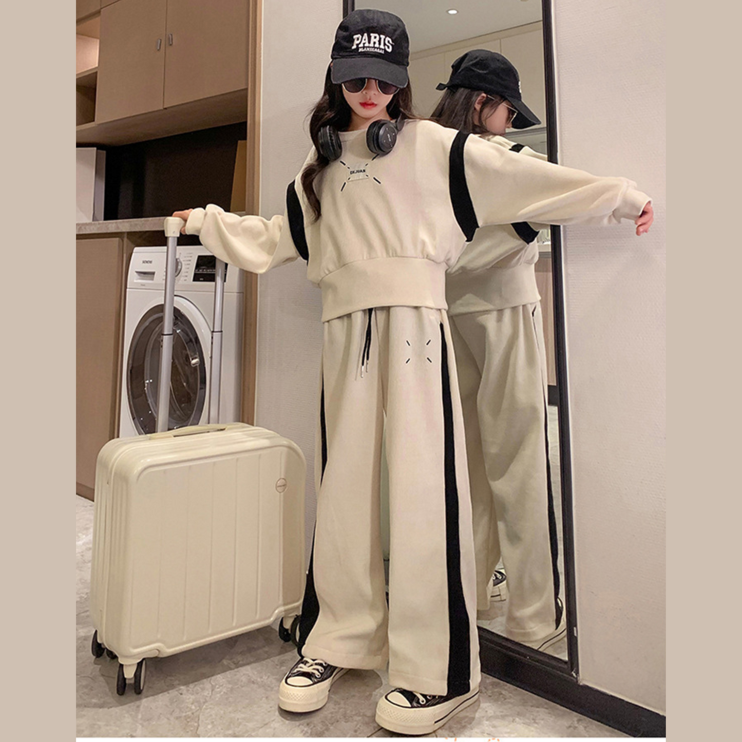 サイドラインスポーティスウェットセットアップ　wrw25aw117