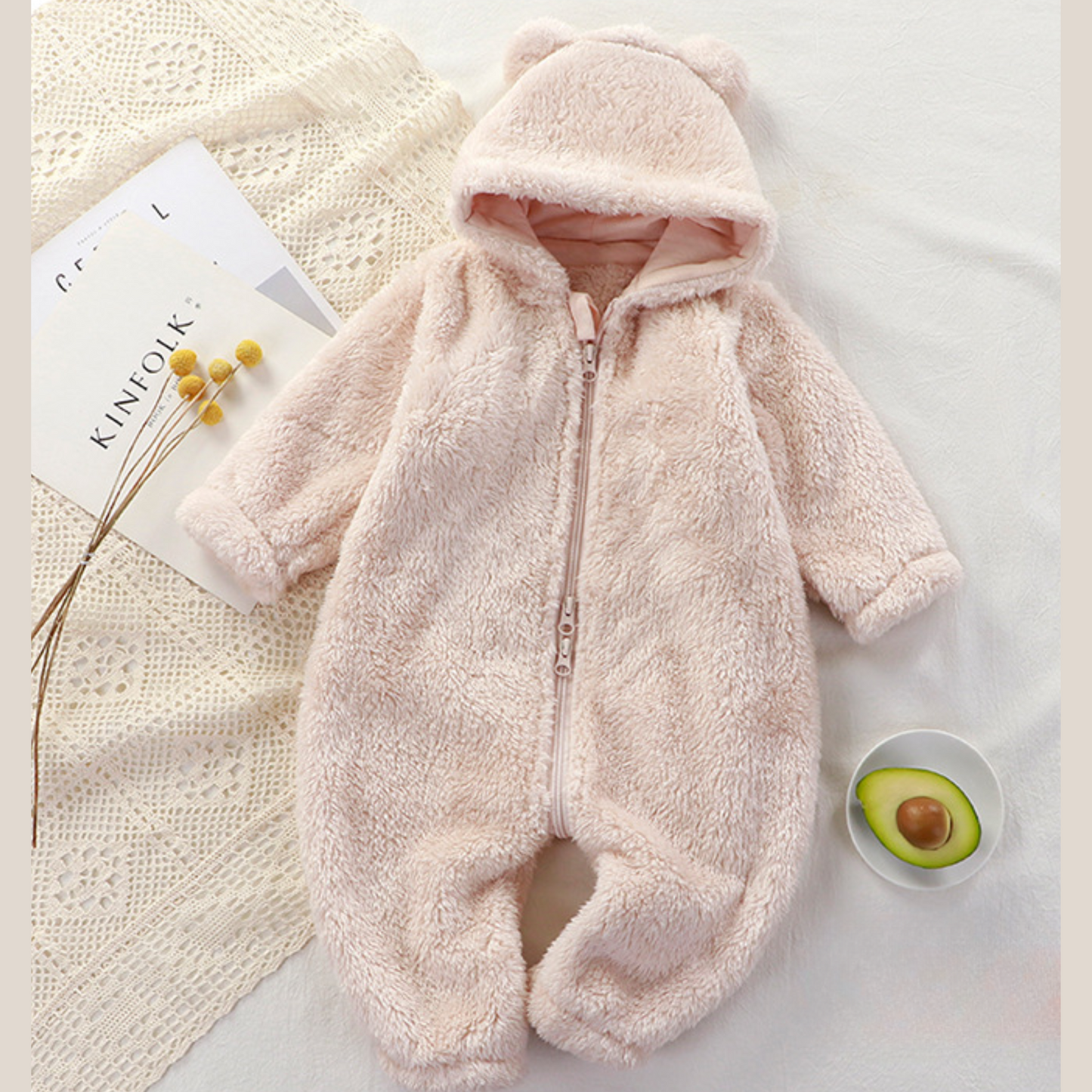 長袖ジップアップロンパース  wrw24aw155