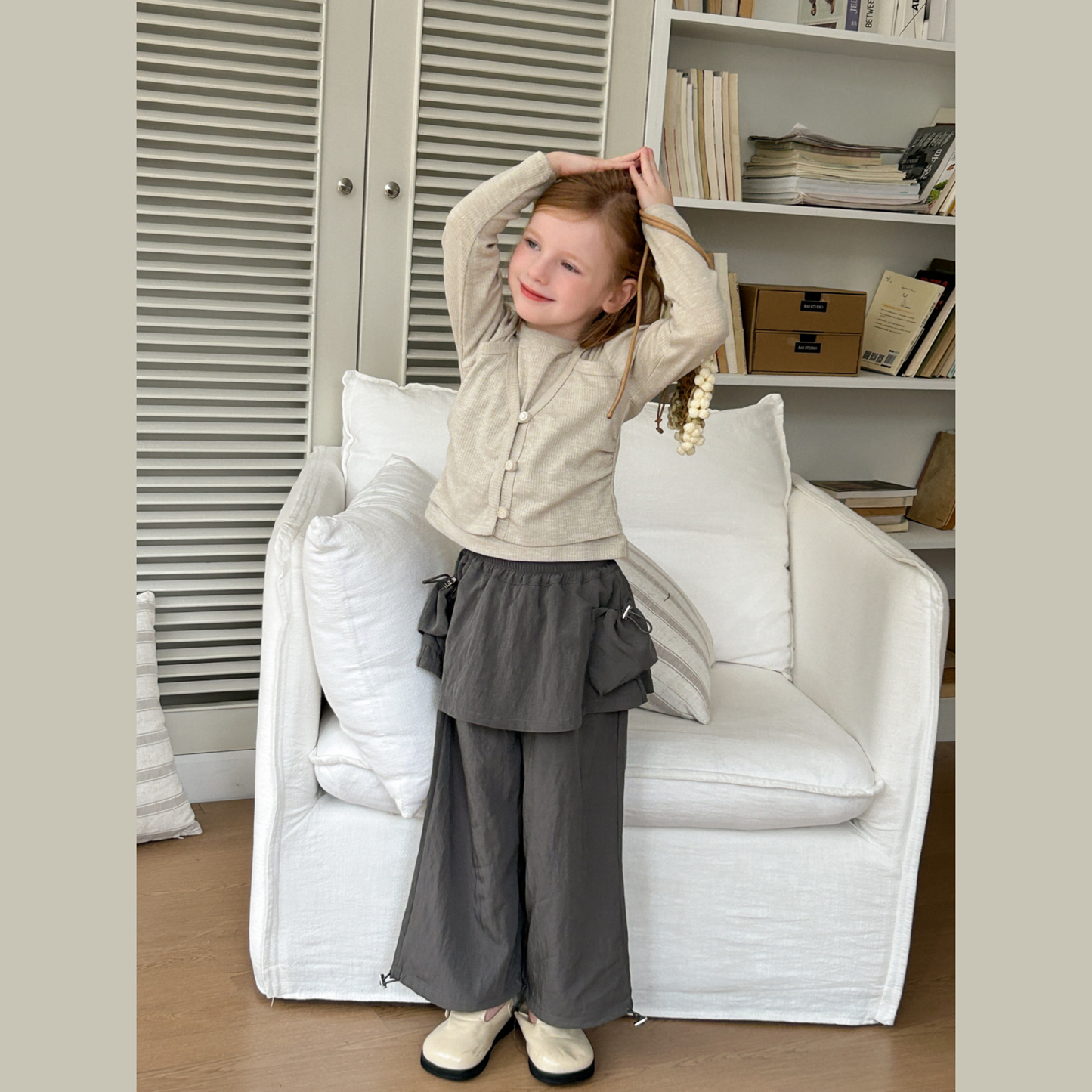 【メール便OK】ベスト風2レイヤーデザインロンT  wrw25aw079