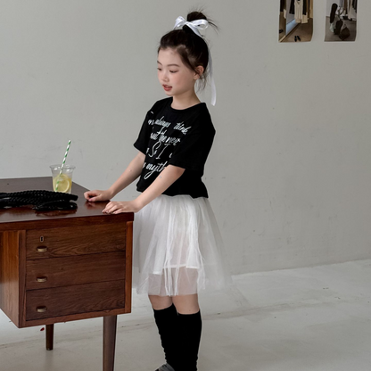 【メール便OK】レターグラフィッククロップTシャツ wrw25ss392