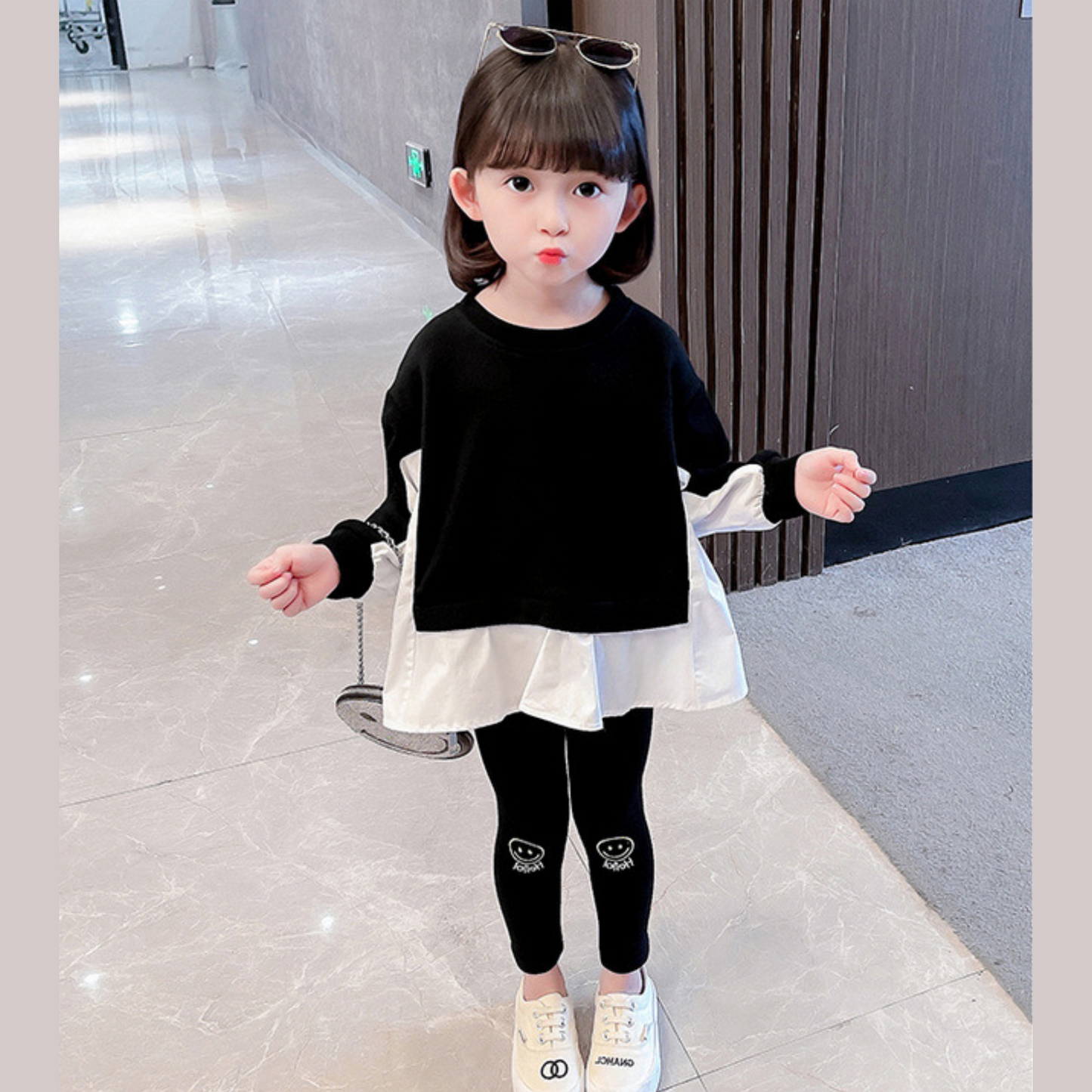 【メール便OK】レイヤード見えロンT  wrw24aw378