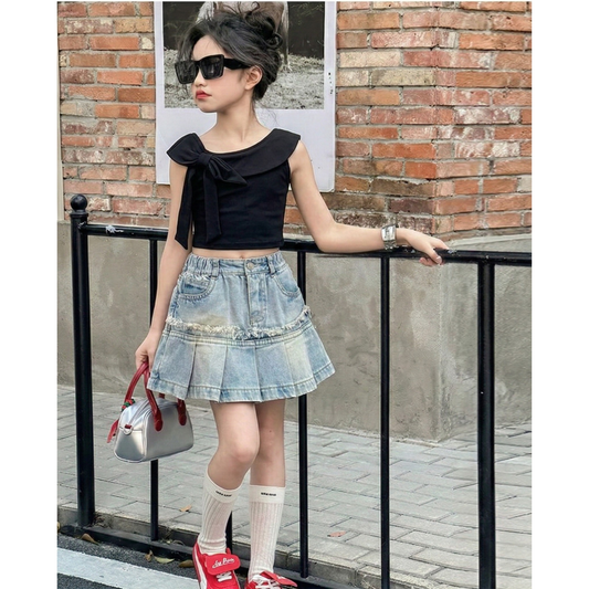 67nowos レースアップノースリーブ フロントレースアップノースリーブTシャツ wrw1062386 – 子供服warawa
