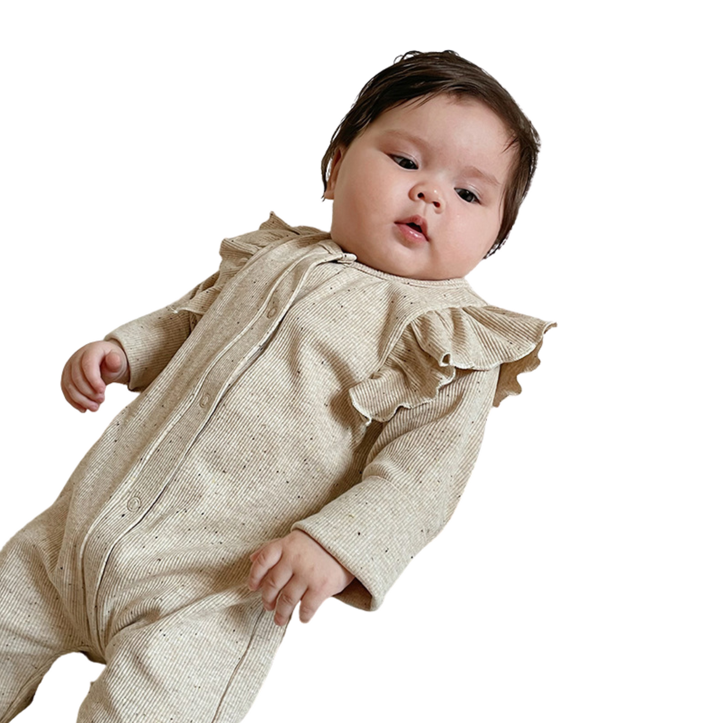 フリル長袖カバーオールロンパース   wrw24aw028