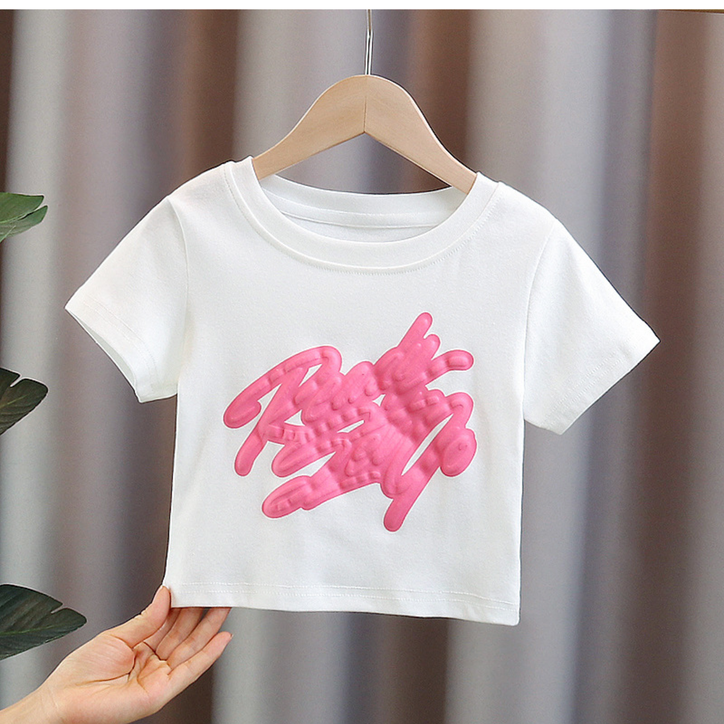 立体ぷっくりロゴTシャツ	wrw1062336