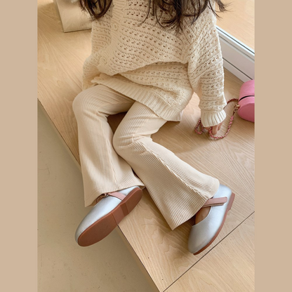 リブフレアパンツ  wrw24aw252