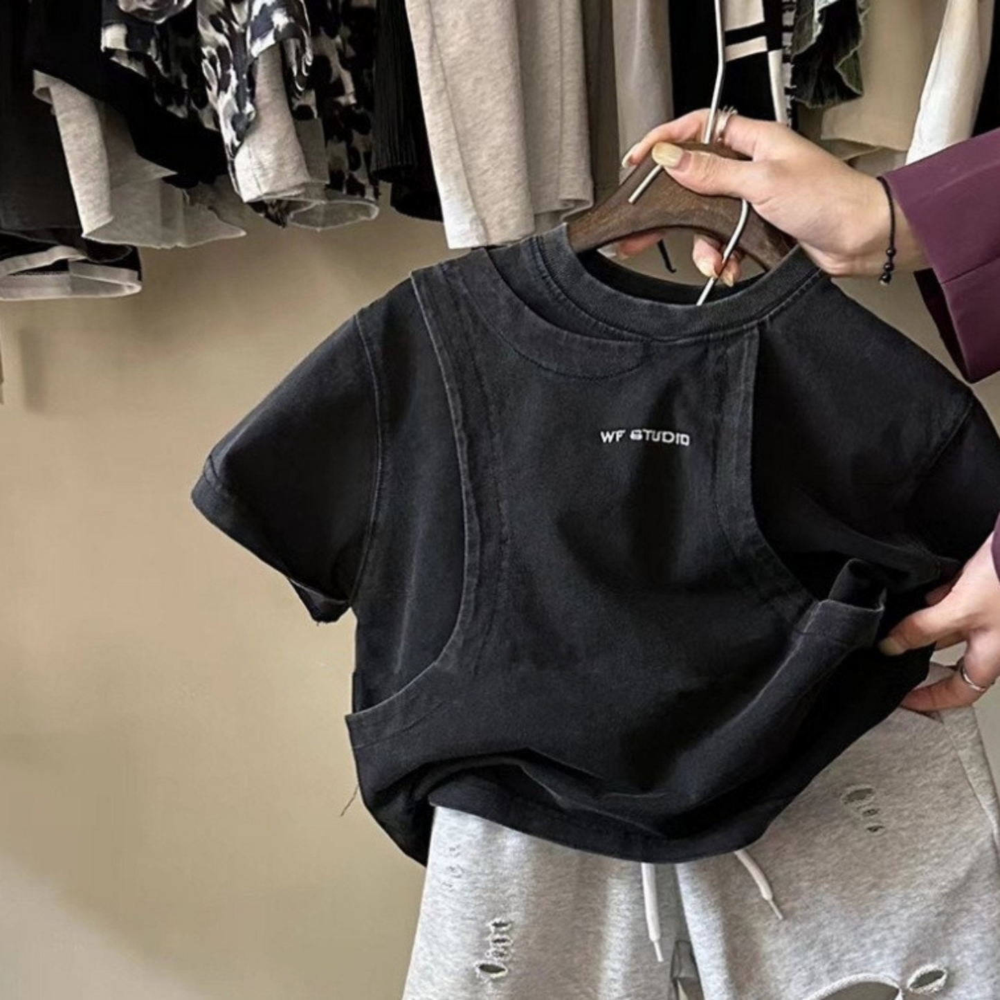 【メール便OK】カジュアルTシャツ  wrw25ss187