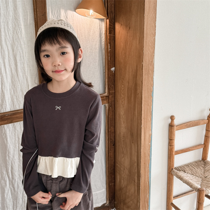 【メール便OK】裾フリルロンT  wrw25aw089