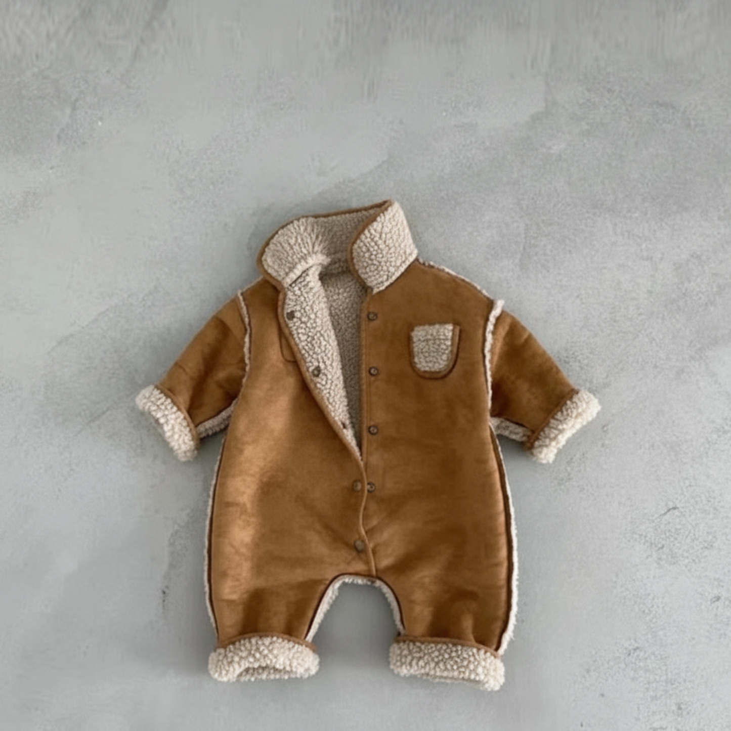 ふわふわオーバーオールロンパース  wrw24aw158