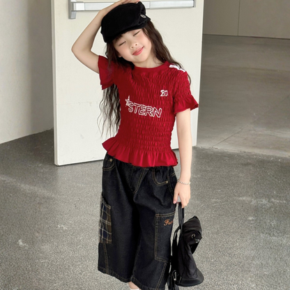 肩ライン バックナンバー シャーリングTシャツ	wrw1062596