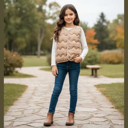 キルティング中綿ベスト  wrw25aw110