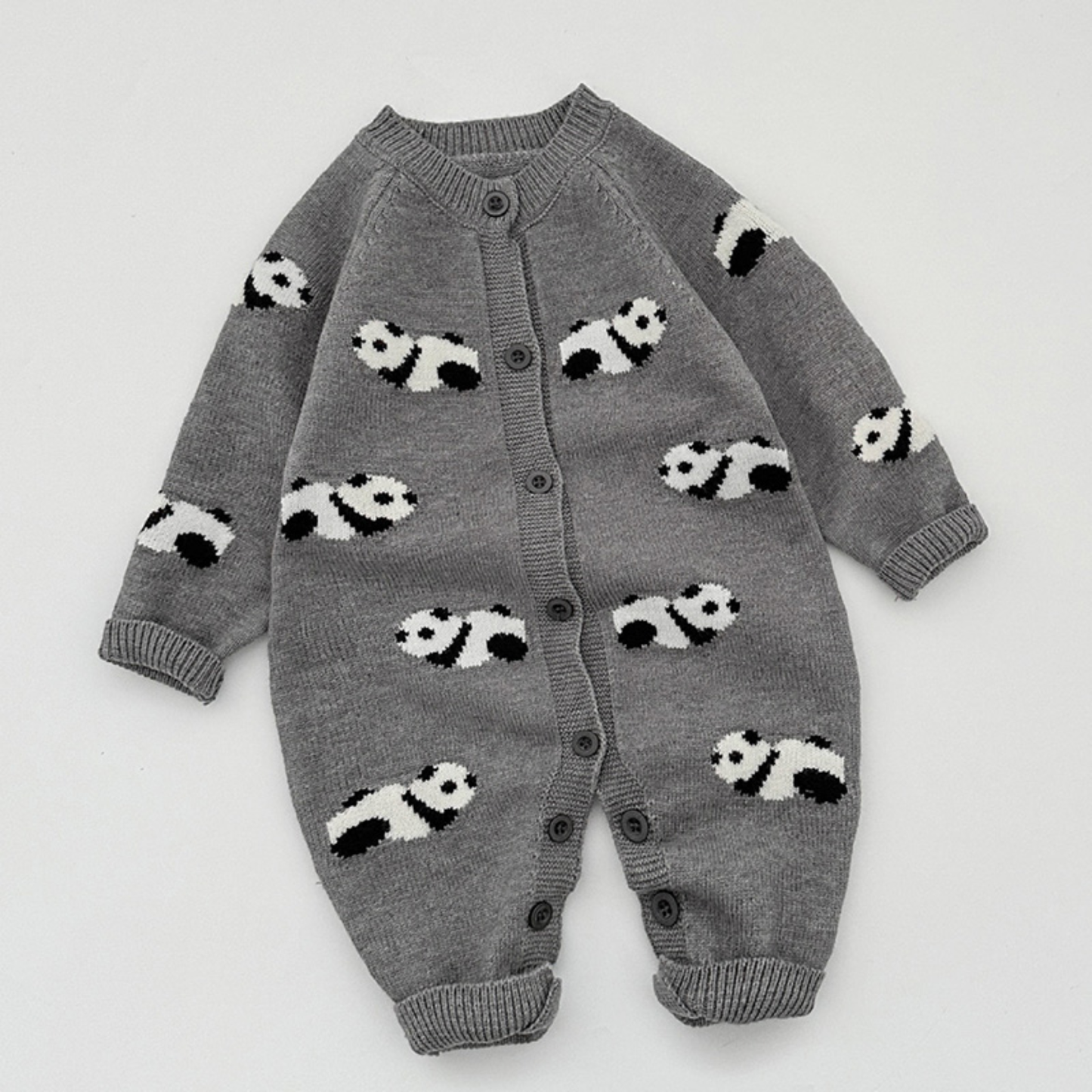 ボタンアップカバーオールニットロンパース    wrw25aw231