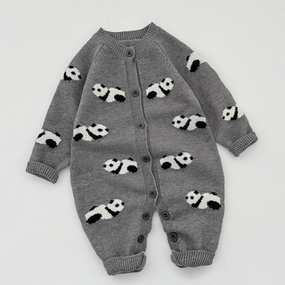 ボタンアップカバーオールニットロンパース    wrw25aw231